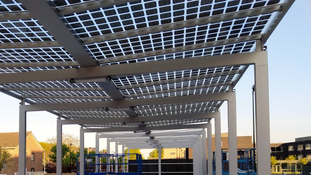 Solar Walkway Canopy