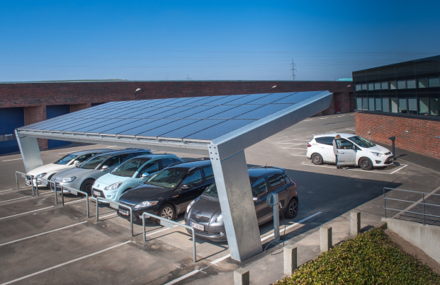 Solspan solar canopy