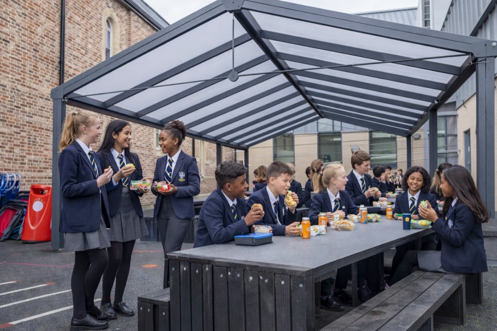 Chichester School with children (AI)