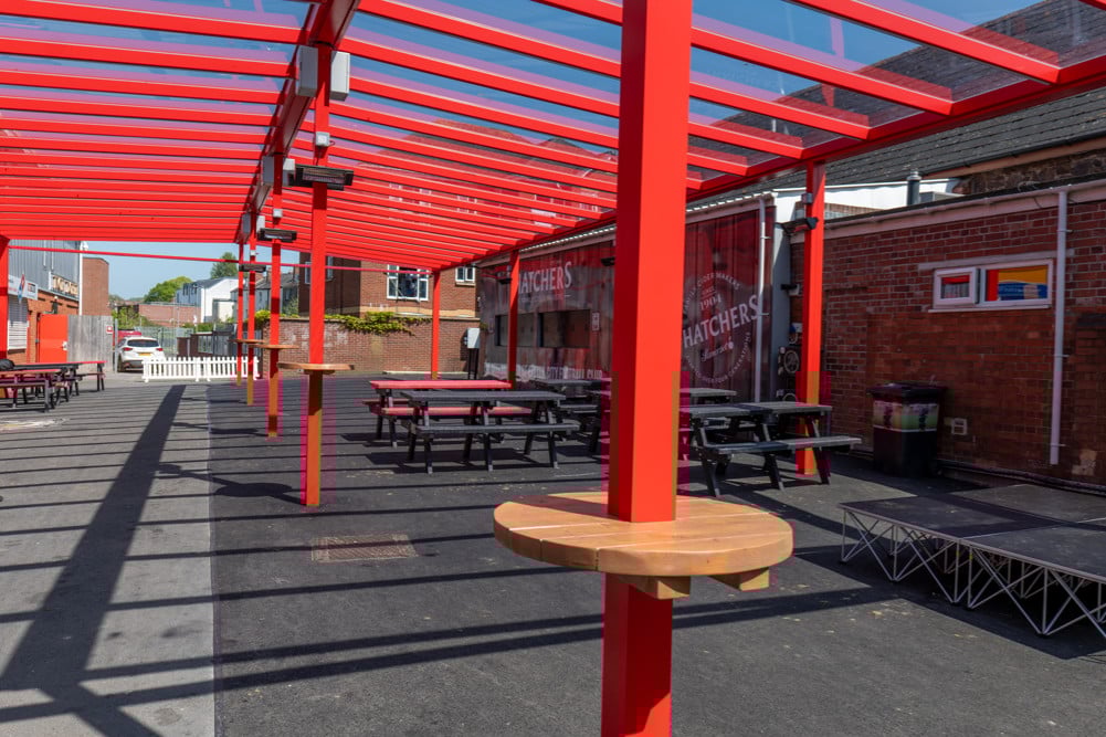 Exeter City Fan Zone Canopy 1