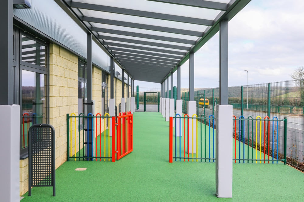 King Ina C of E Primary - Spaceshade Canopy (8)