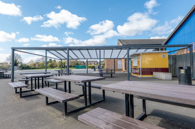 Royal Sutton School - dining canopy (3)