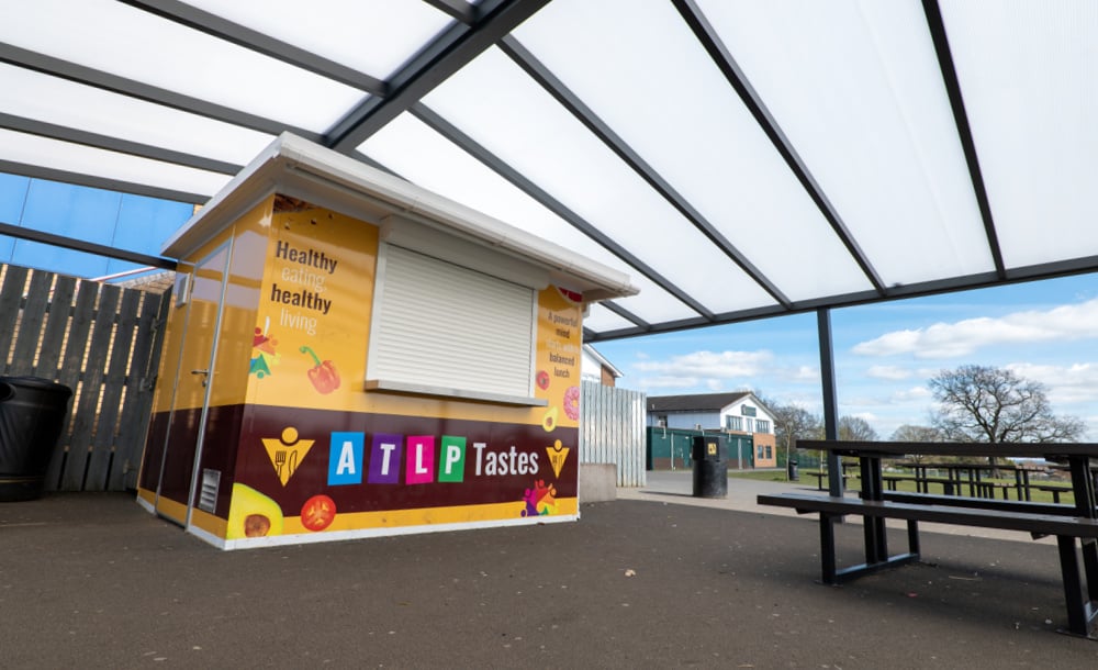 Royal Sutton School - dining canopy (4)