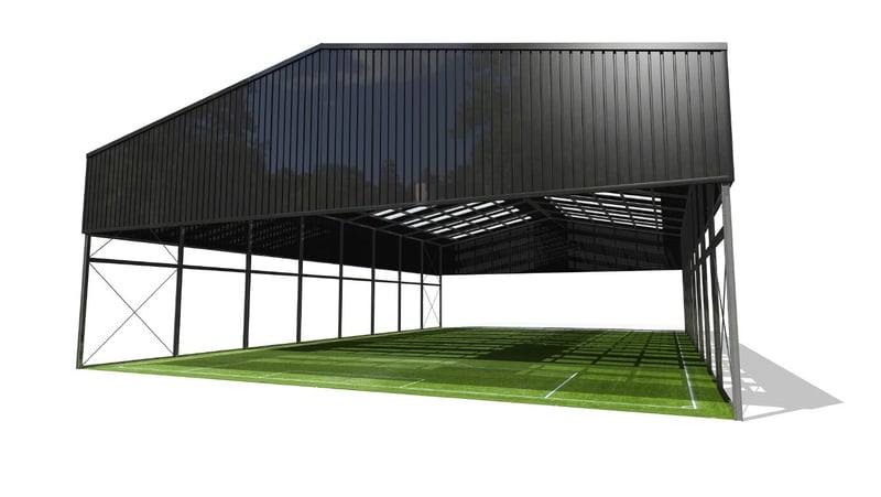 MUGA shade sports canopy solution
