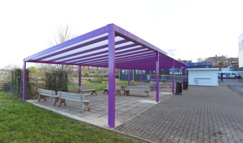 Dining Canopy at Thistley Hough Academy